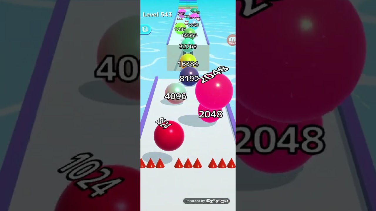 Ball Run 2048 2 - 2048K and Walking Tiles