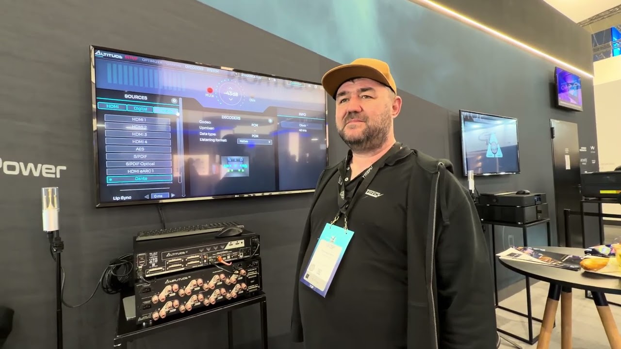 Trinnov Altitude Ci avec Alexandra Garcia Pr&eacute;sentation d&eacute;taill&eacute;e des performances du processeur AoIP
