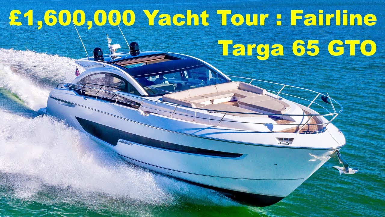 &pound;1,600,000 Yacht Tour : Fairline Targa 65 GTO