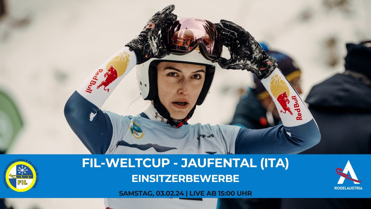 FIL Rodel Weltcup auf Naturbahn in Jaufental 2024 | Einsitzerbewerbe #rodelaustria #winterspecial