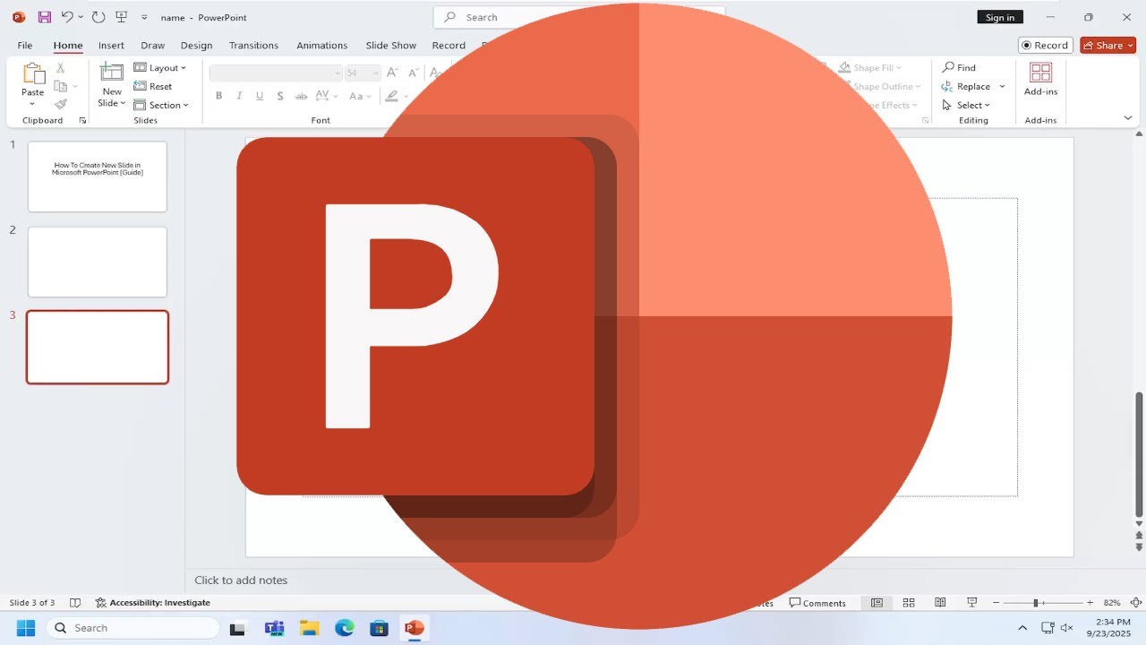 Как вставить новый слайд в PowerPoint [Урок]