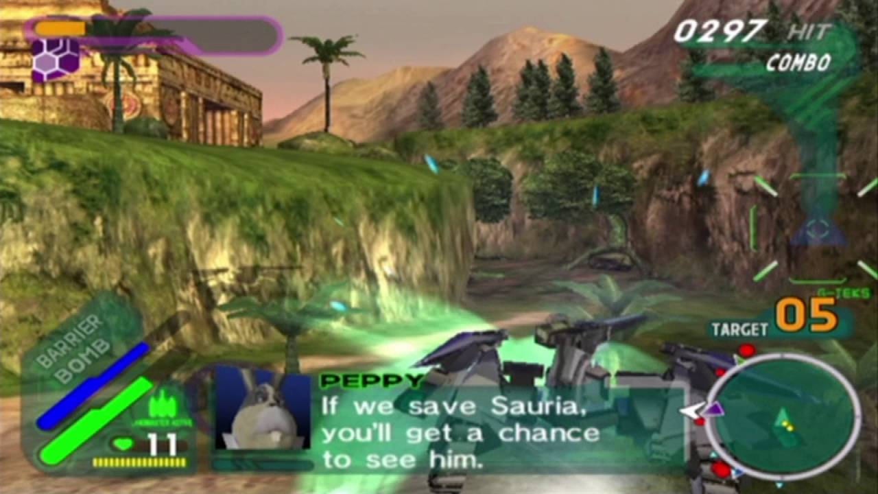 Star Fox Assault: Gold Walkthrough Mission 6: Sauria - Reunion [Part 6/10]