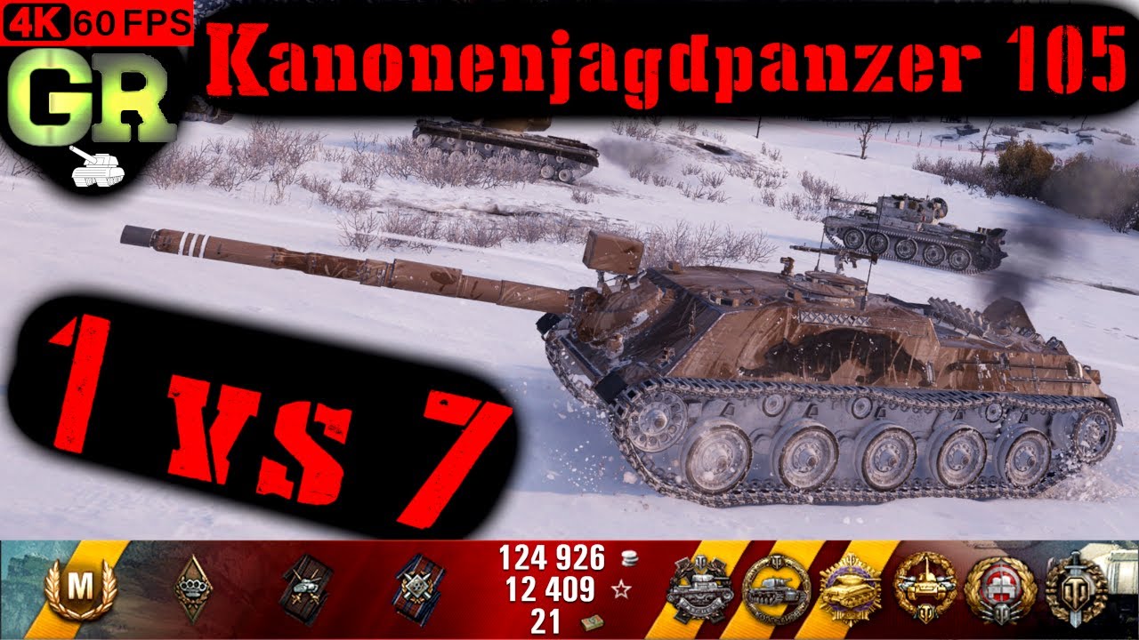 World of Tanks Kanonenjagdpanzer 105 Replay - 10 Kills 4.7K DMG(Patch 1.4.1)