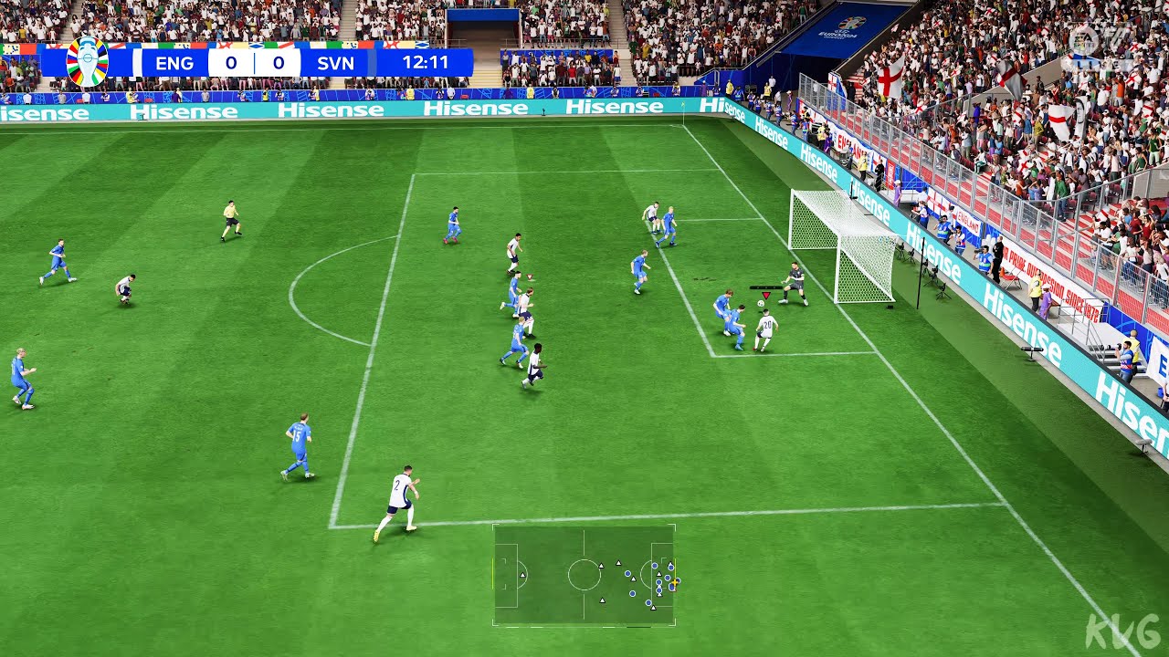 EA SPORTS FC 24 - England vs Slovenia - UEFA EURO 2024 Gameplay (PS5 UHD) [4K60FPS]