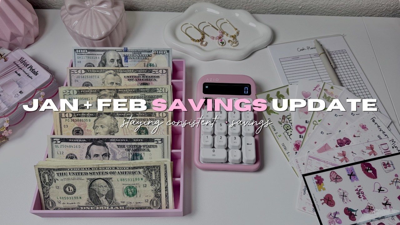 📅 Monthly Savings Update | How Much Did I Save? | Cash Stuffing & Sinking Funds Progress 💵✨
