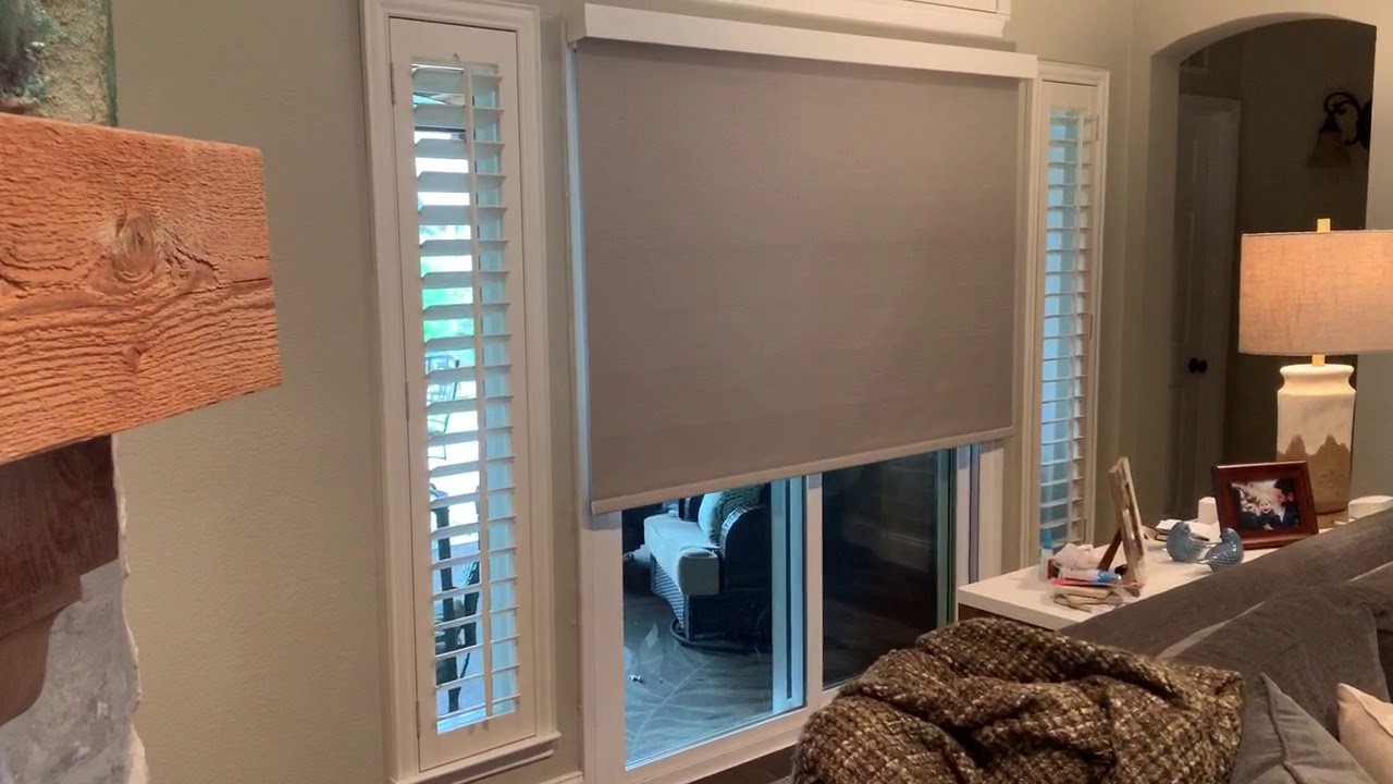 Blackout Roller Shade for Sliding Patio Door