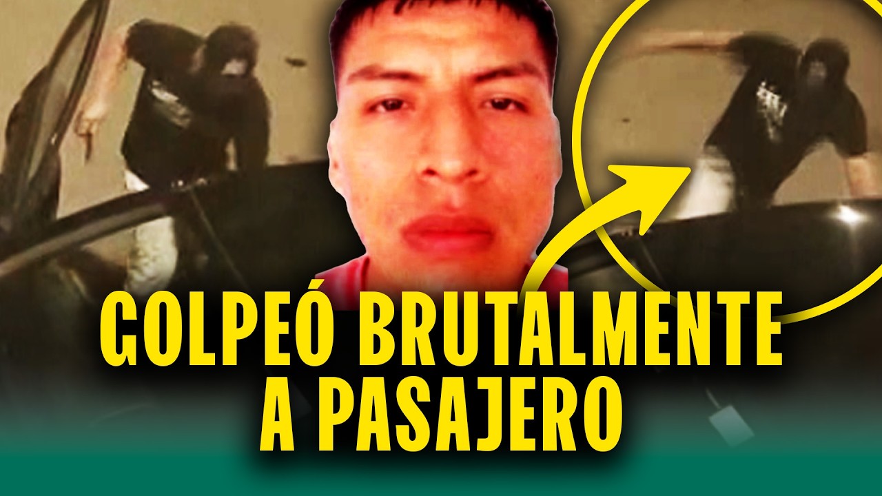Lo pateó brutalmente en el suelo: Taxista amenaza y golpea a pasajero para robarle