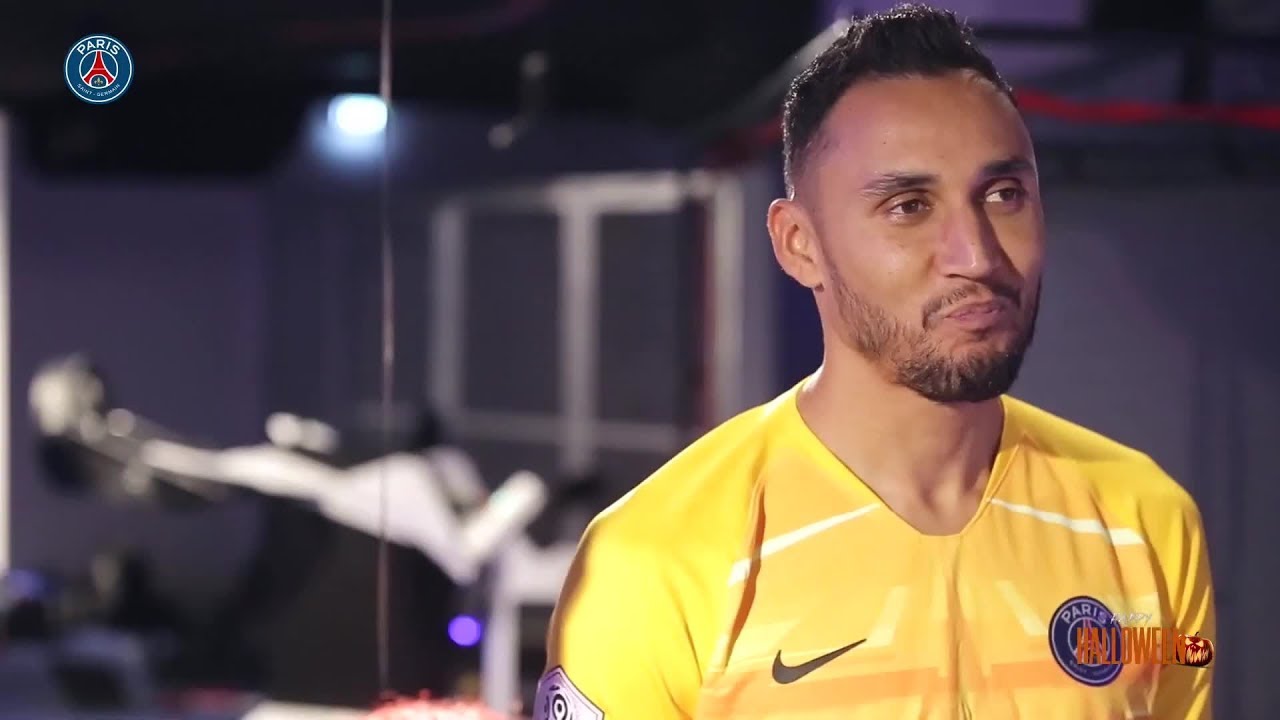Keylor Navas aceptó el reto del PSG para Halloween