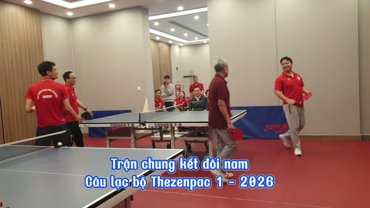 Trận chung kết đôi nam câu lạc bộ Thezenpac 2026