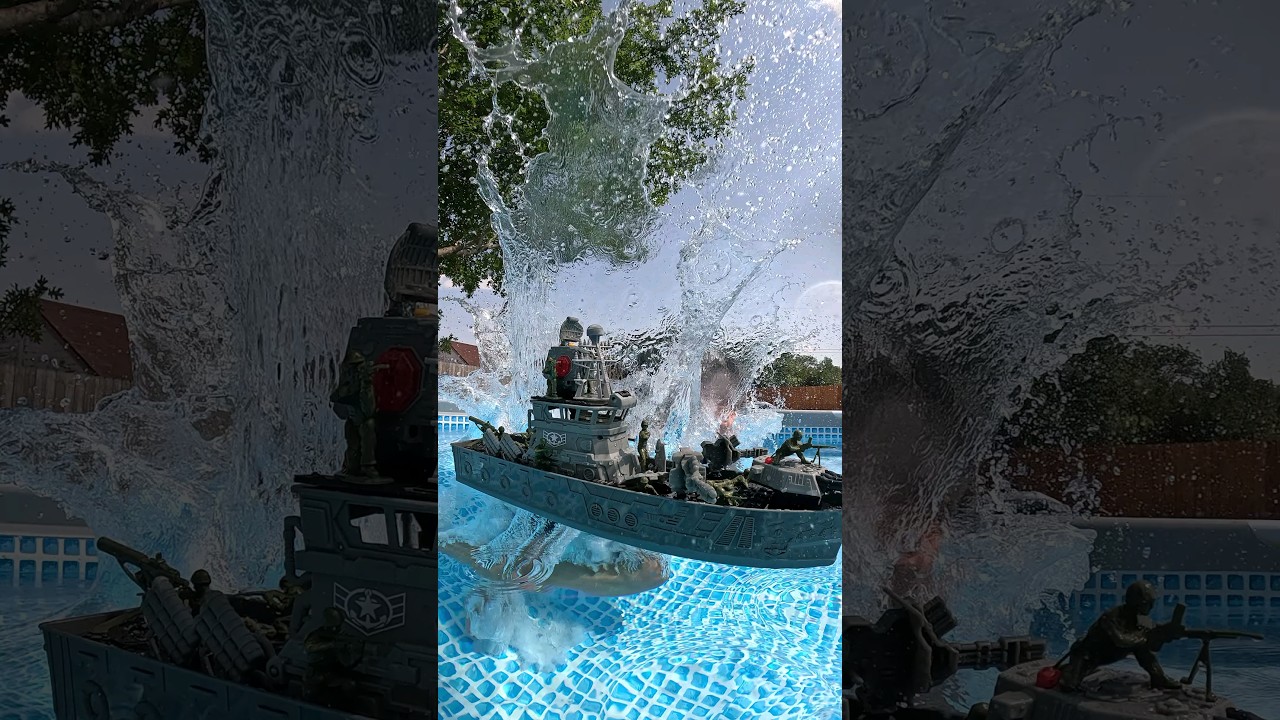 Plastic Army Men Boat VS Evan Storm