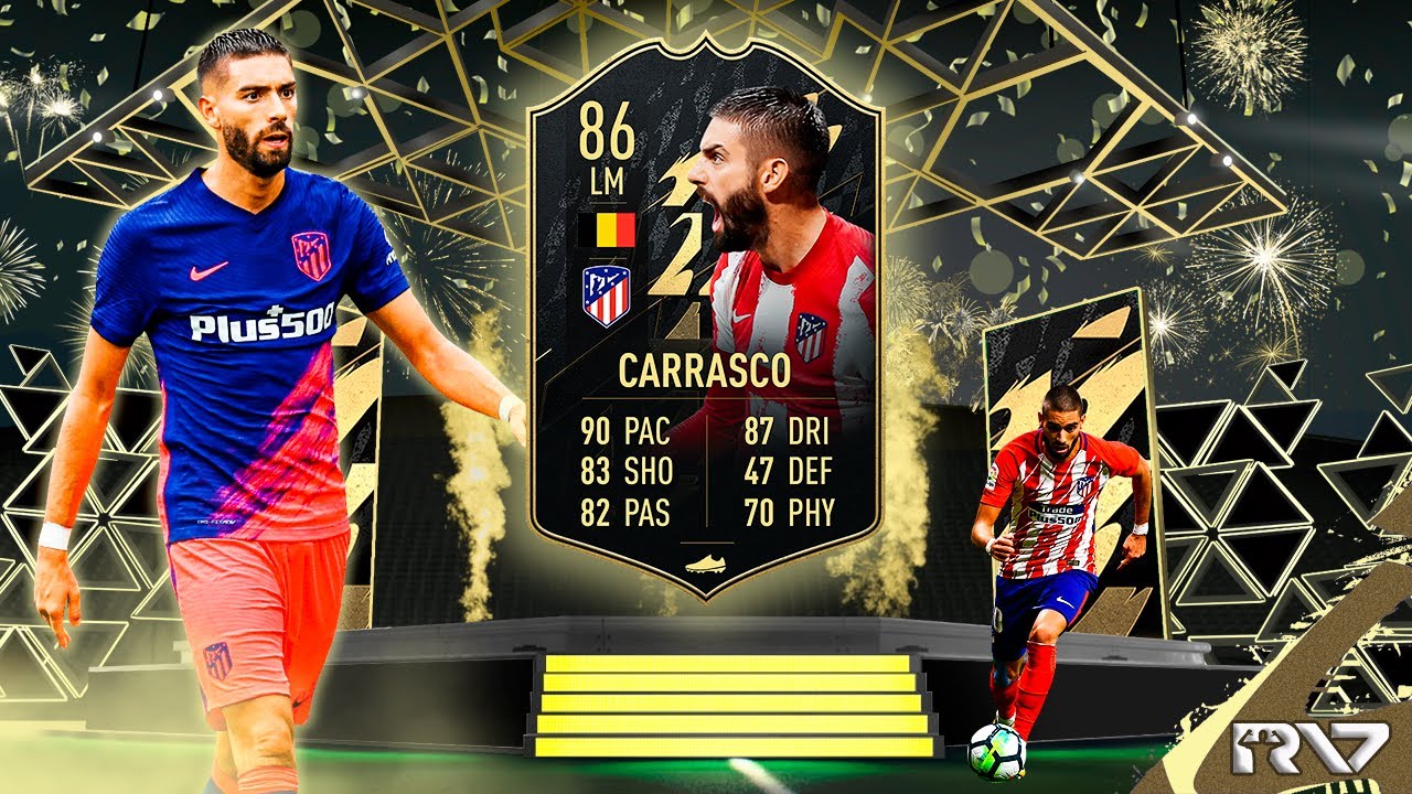 &iquest;MEJOR QUE DANJUMA? | CARRASCO IF 86 PLAYER REVIEW FIFA 22 ULTIMATE TEAM
