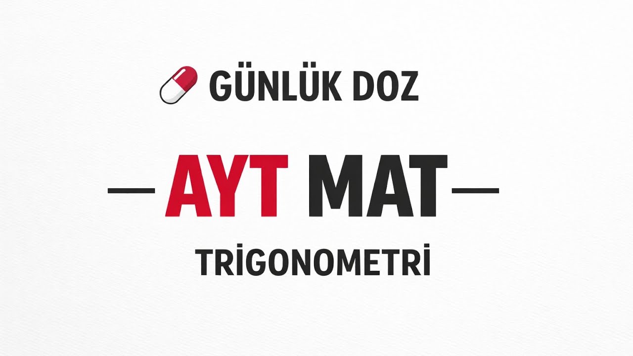 Kolay Ama Önemli Bir Trigo Sorusu