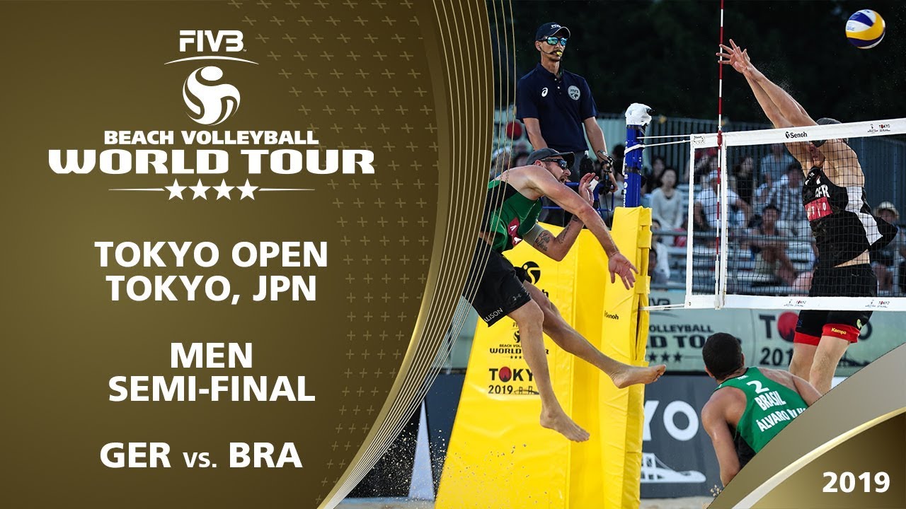Men's Semi-Final: GER vs. BRA | 4* Tokyo (JPN) - 2019 FIVB Beach Volleyball World Tour