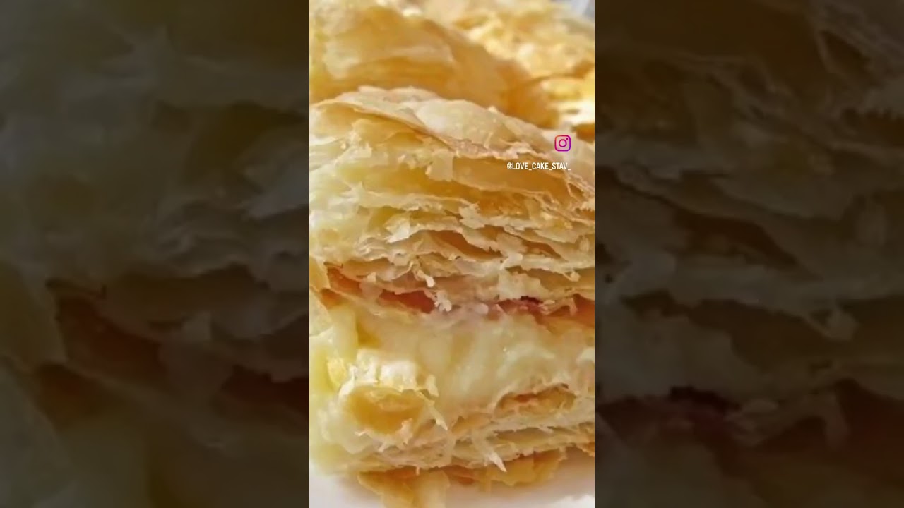 Мега воздушный Мега хрустящий торт НАПОЛЕОН