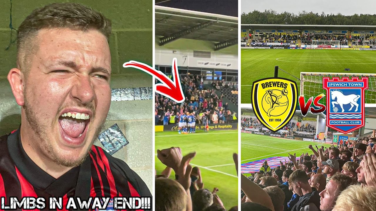 BURTON ALBION VS IPSWICH TOWN | 0-1 | PURE CHAOS IN THE AWAY END, HARNESS GOAL & CRAZY ATMOSPHERE!!!