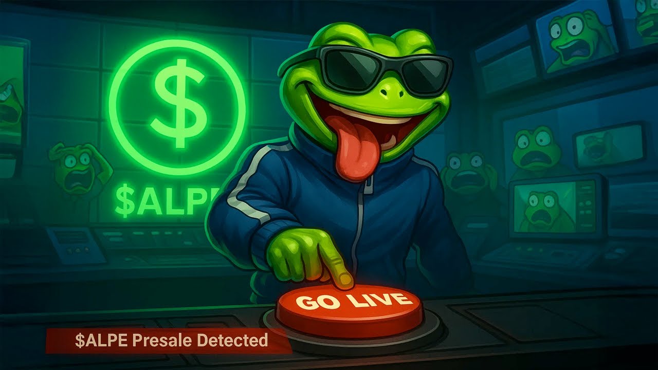 BREAKING: $ALPE Presale Explodes &mdash; AlphaPepe Declares Meme War
