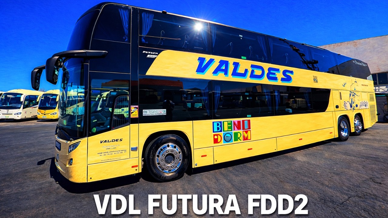 Este AUTOB&Uacute;S de 2 PISOS es una LOCURA 😱 | VDL Futura FDD2