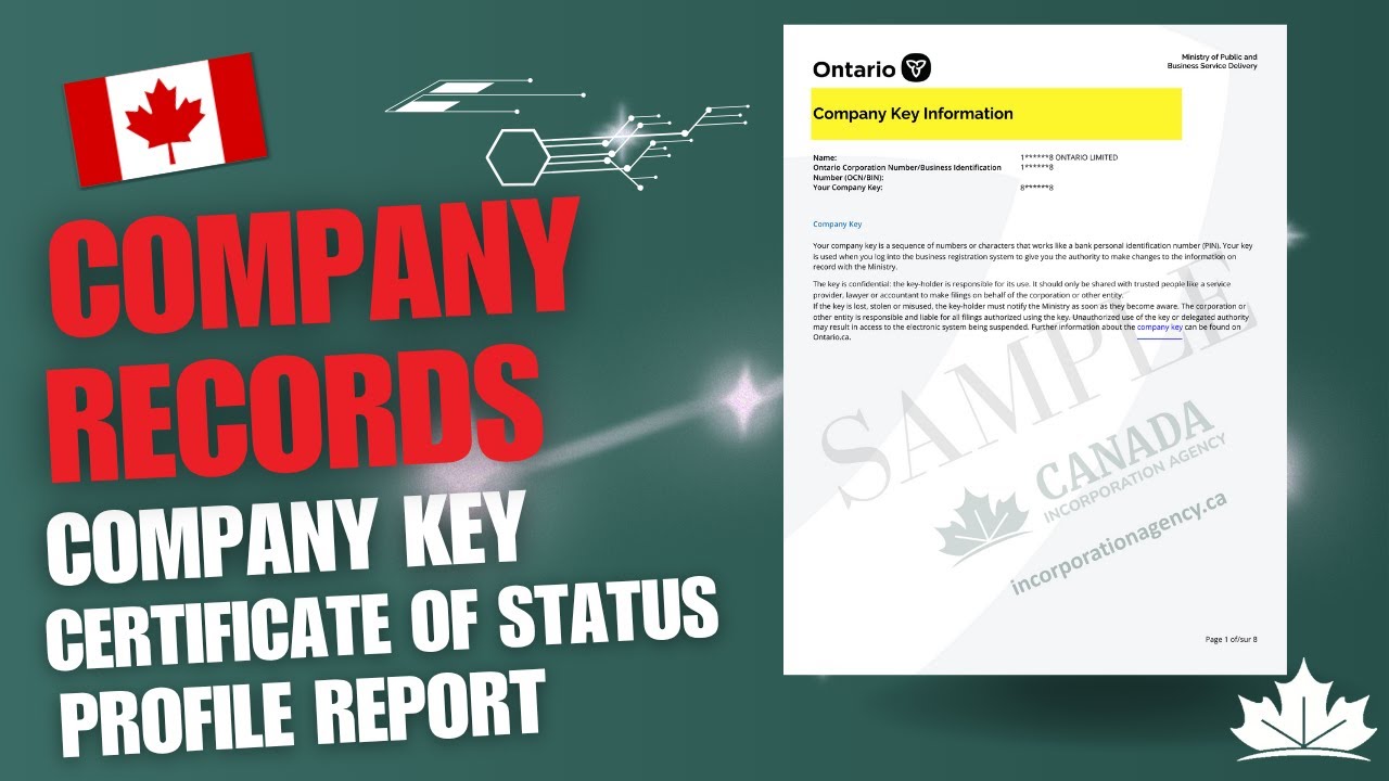 Company Records in Canada | What They Are & Why You Need Them