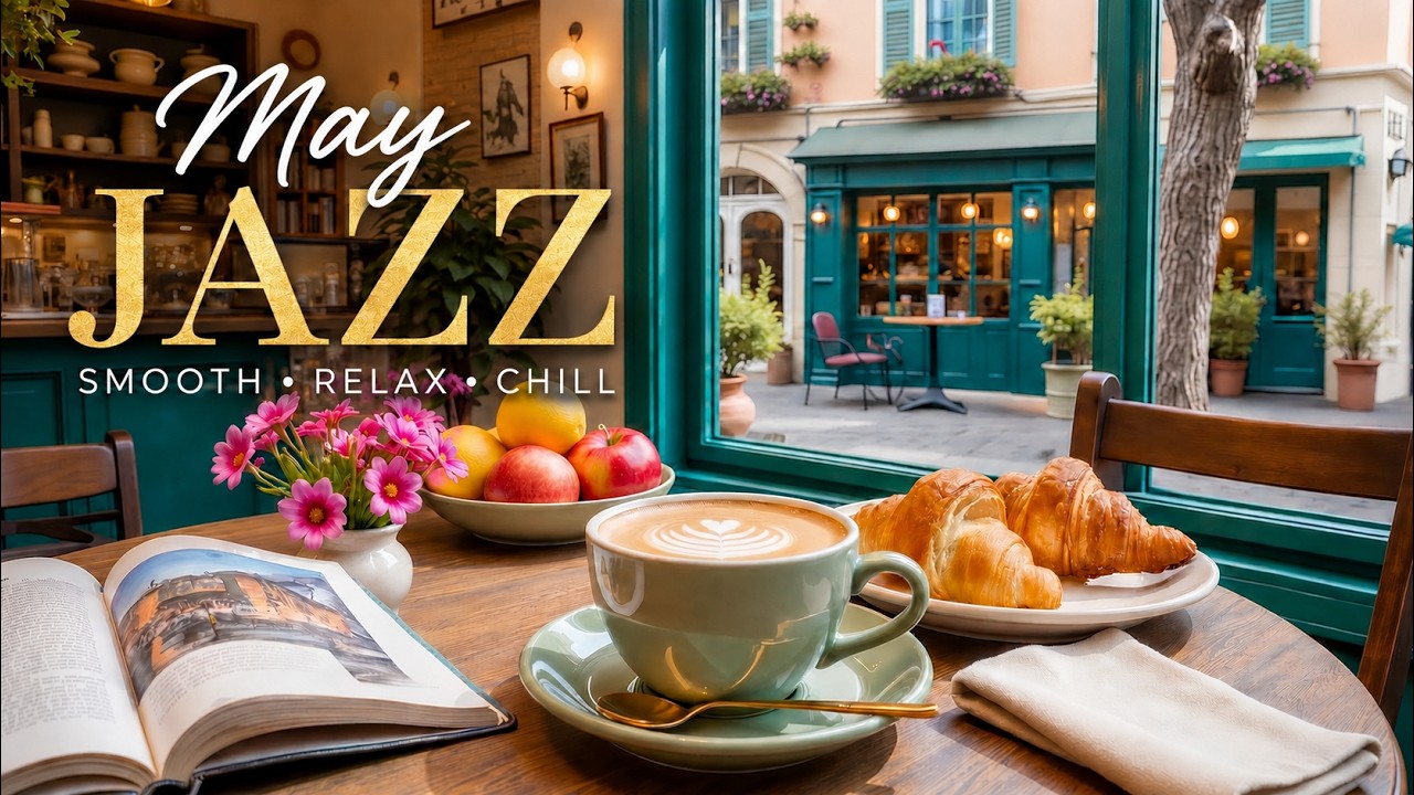 Happy May Jazz ☕ Positive Summer Coffee Jazz with Gentle Bossa Nova for Peaceful Morning