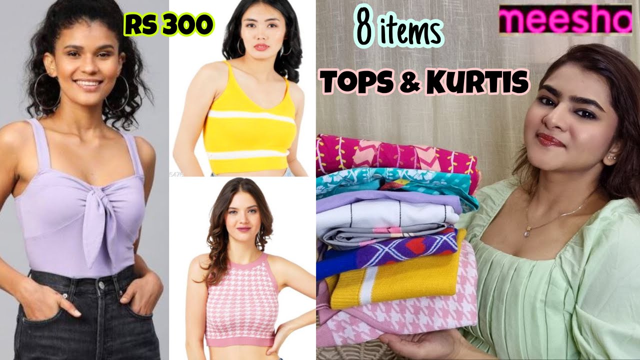 Meesho Top haul under Rs under Rs 500 | Meesho kurti haul | Meesho Haul | Summer Crop Tops  #Meesho