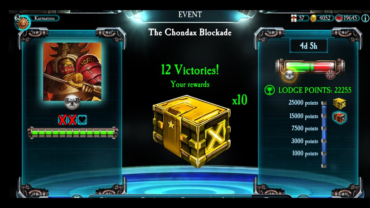 12 Victory The Chondax Blockade Matches - Horus Heresy Legions