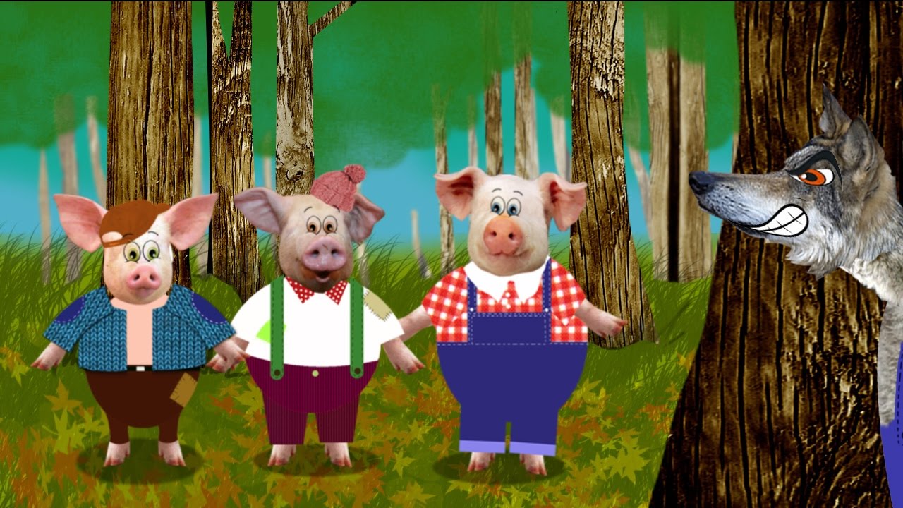 The Three Little Pigs - Animated Fairy Tales for Children