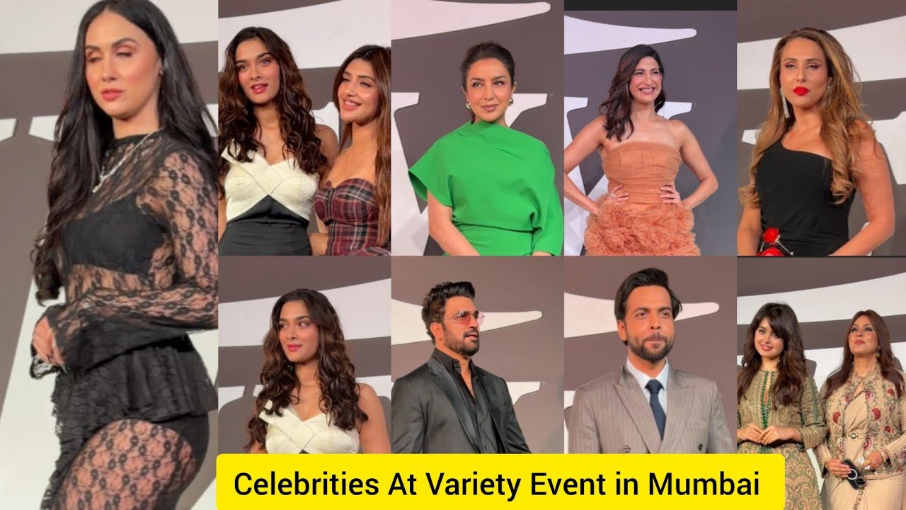 Variety Event Mahima Chaudhary Ahana Pranita Lulia vantur Rupali Saiee Sreeleela Anya Alizeh Mukesh 