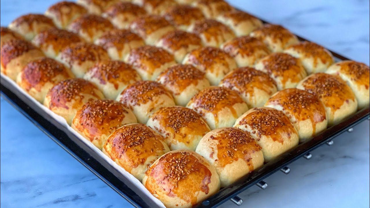 Tam 42 Tane Poğaça Yaptım❗ Bu Poğaçaları Mutlaka Denemelisiniz ☑️  Pamuktan Daha Pamuk Poğaça😊