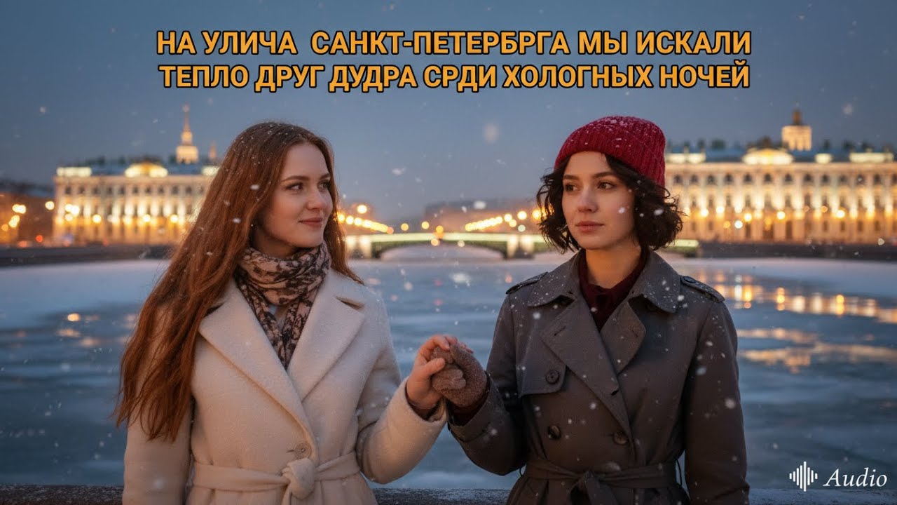 НА УЛИЦАХ САНКТ-ПЕТЕРБУРГА МЫ ИСКАЛИ ТЕПЛО ДРУГ ДРУГА СРЕДИ ХОЛОДНЫХ НОЧЕЙ