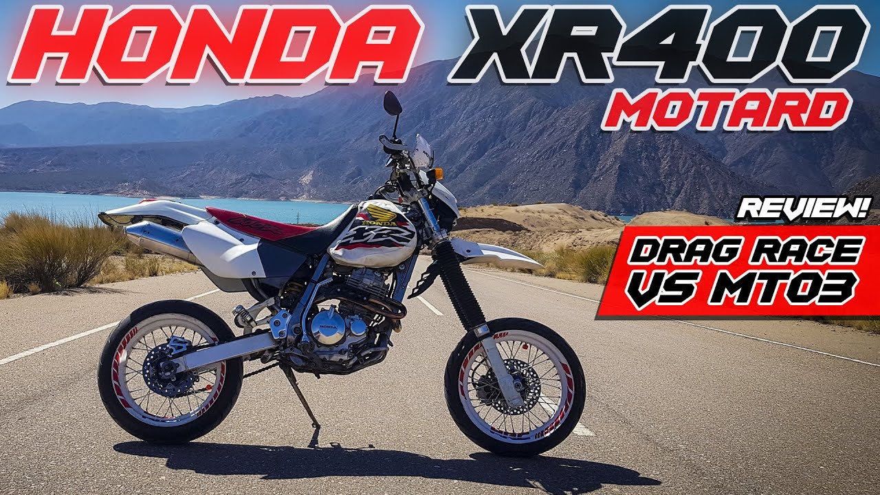 REVIEW ! HONDA XR400 98 MOTARD | DRAG RACE VS YAMAHA MT 03 | ESTO SI ES JAPON