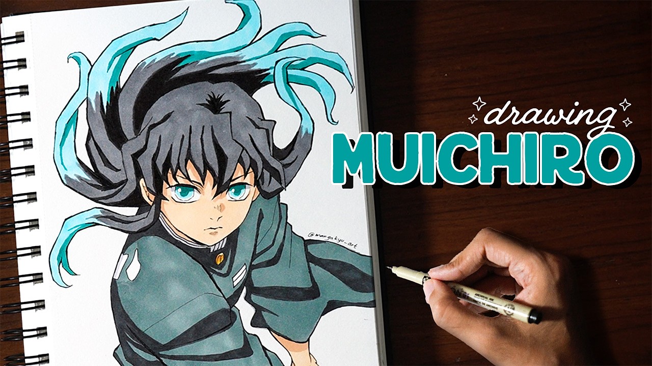 How to Draw Muichiro Tokito | Epic Demon Slayer Step by Step Art Tutorial