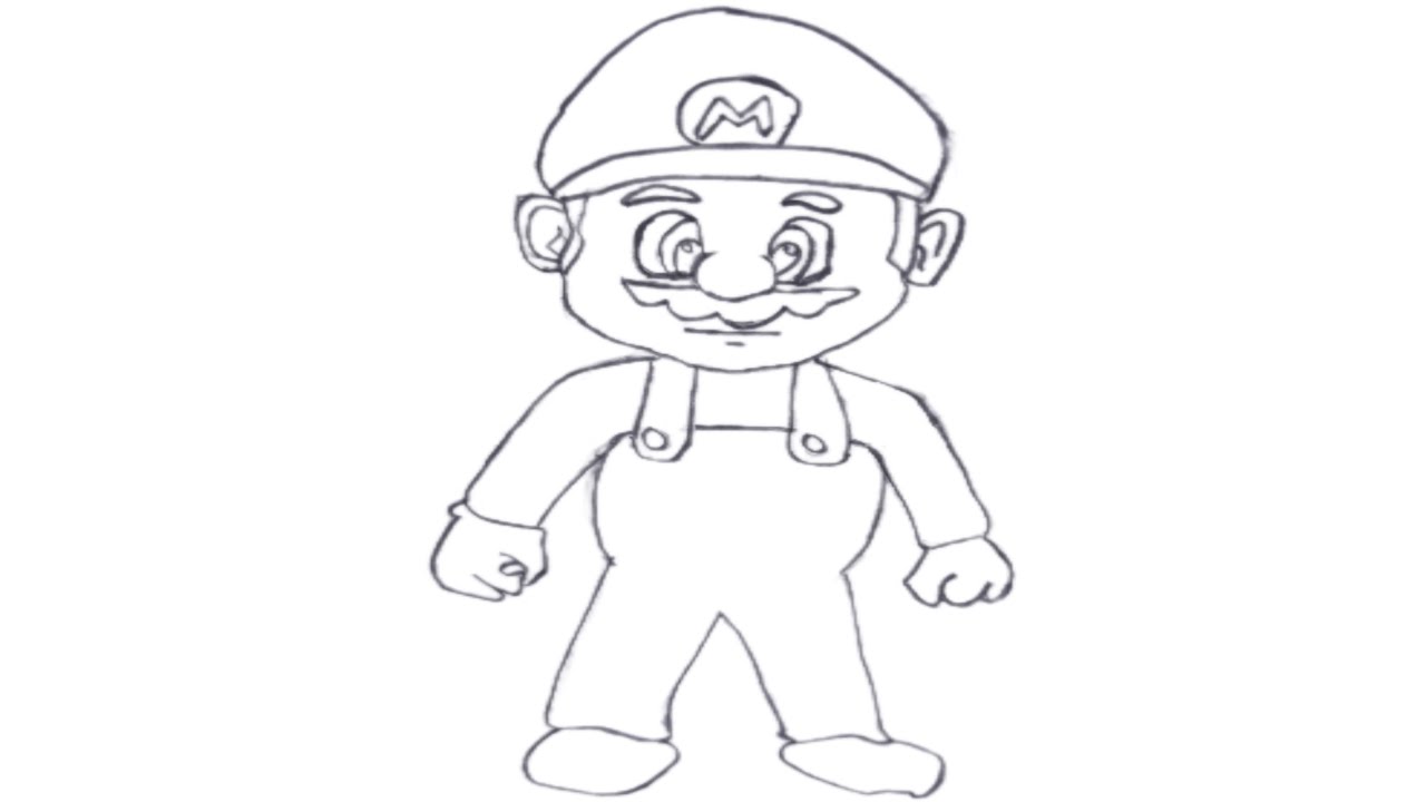 How to Draw Mario | The Super Mario Easy Drawing 