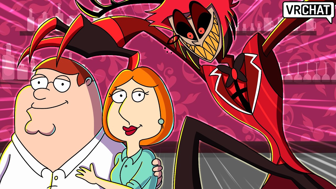 FAMILY GUY Visits the HAZBIN HOTEL in VRChat