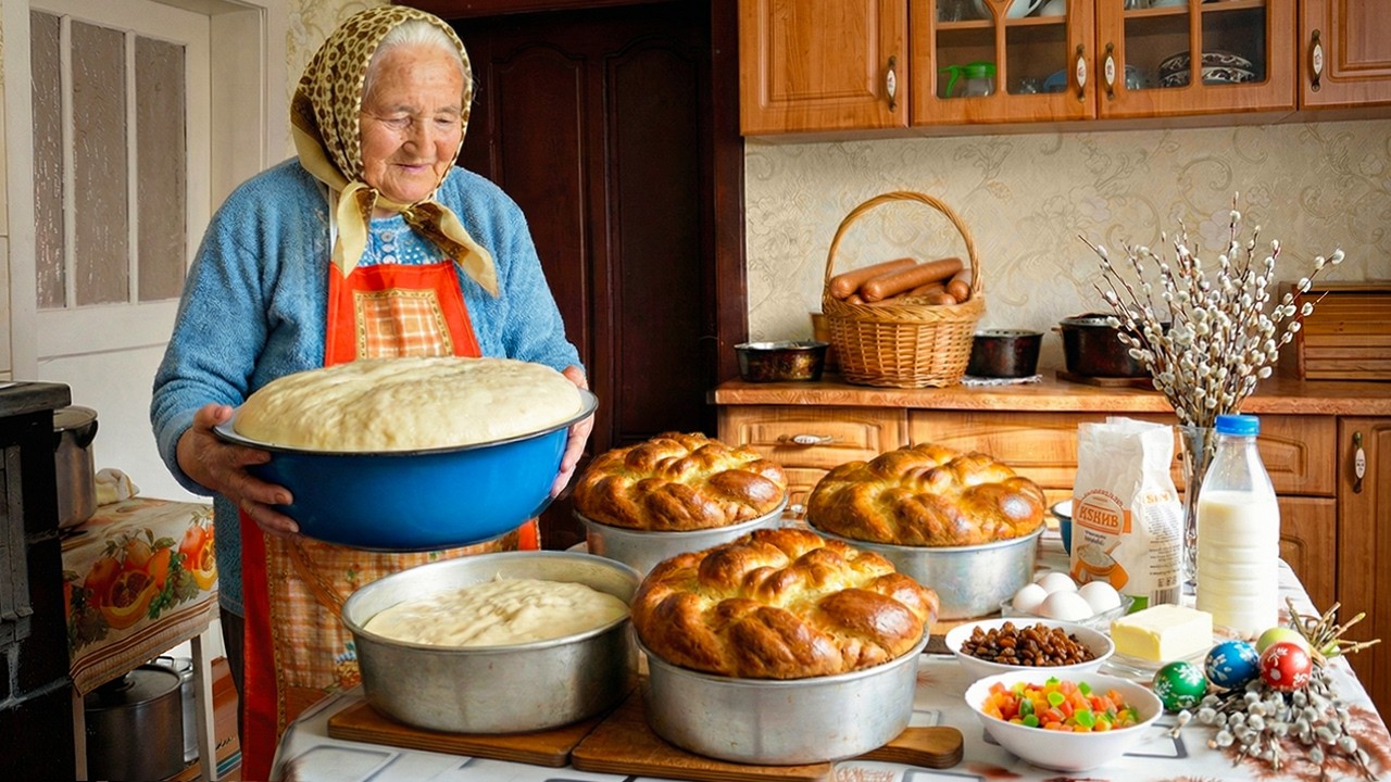 85-Year-Old Grandmother&rsquo;s Easter in the Mountains &ndash; Secret Paska Recipe & Ukrainian Traditions