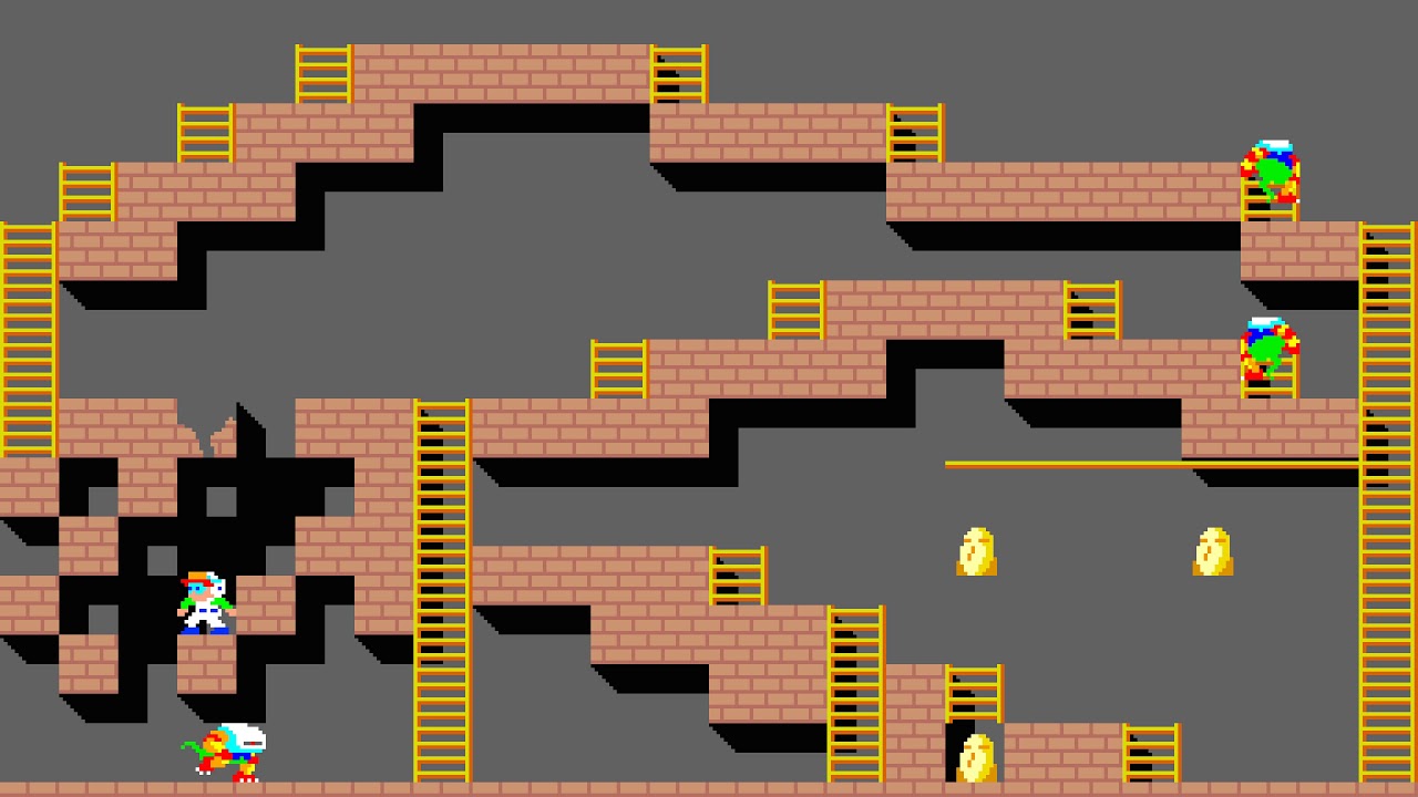 Lode Runner II - The Bungeling Strikes Back arcade 60fps