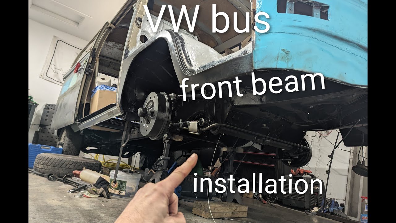 На микроавтобус VW 1969 года выпуска установлена ​​новая передняя балка. Пошаговая инструкция по ...