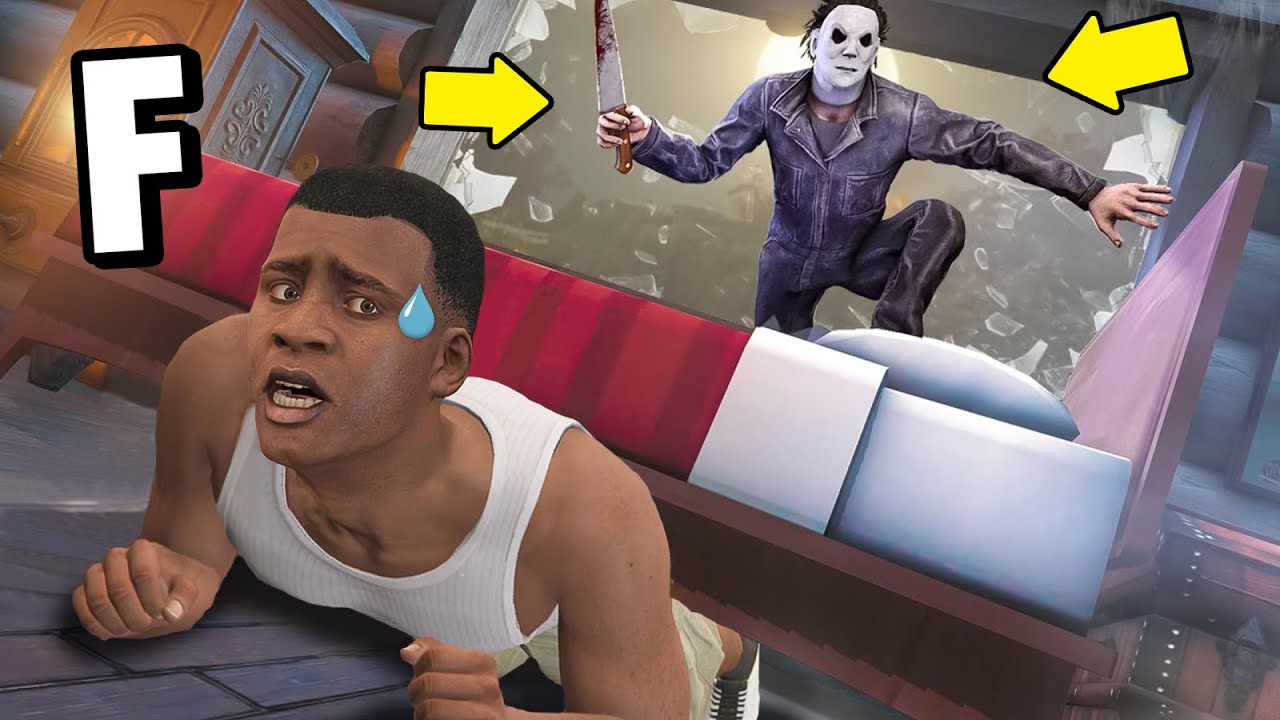 ESCAPANDO de un ASESINO en GTA 5 💀🔪