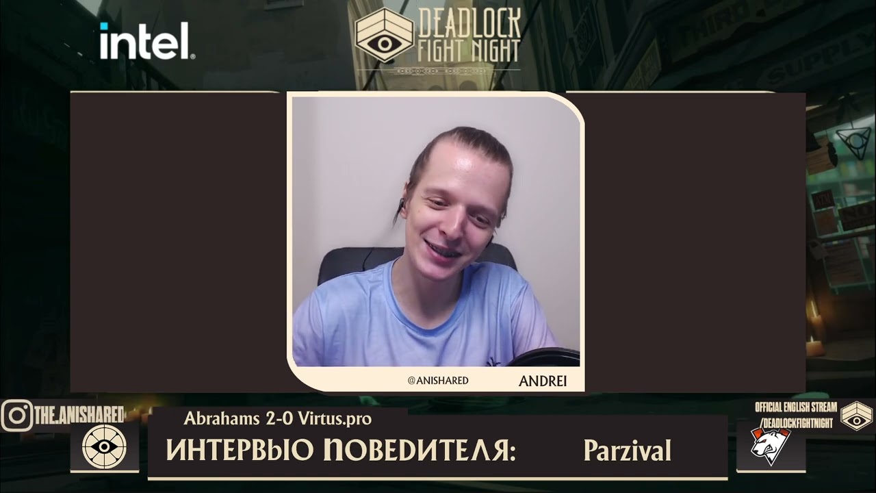 [RU] Post-Match Interview w/ Abrahams Parzival @Anishare | #DeadlockFightNight 29 EU