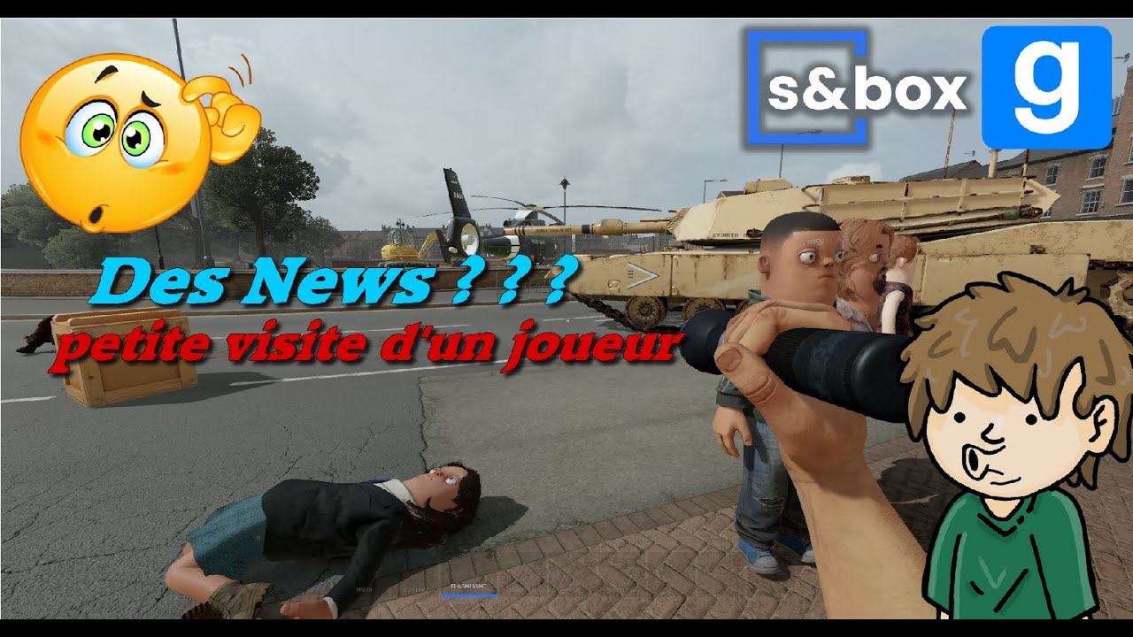 S&box - les news du jeux !! un inconnue me rejoint en jeux