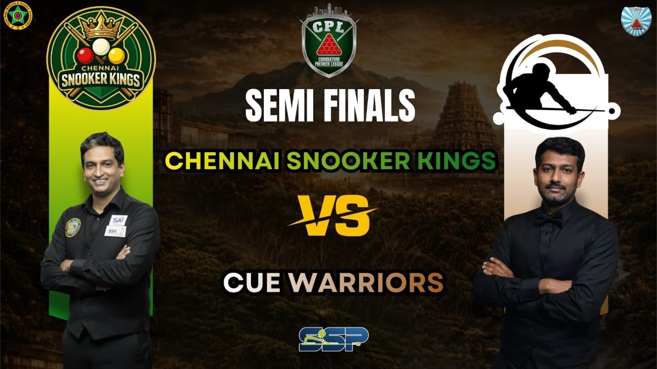 Chennai Snooker Kings  Vs Cue Warriors - Semi Final - T3