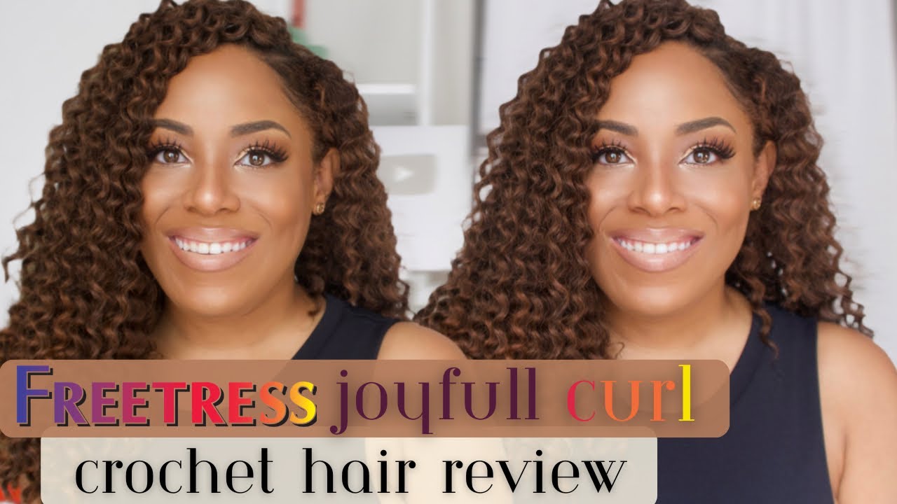 FREETRESS JOYFUL CURL CROCHET HAIR REVIEW| LIA LAVON