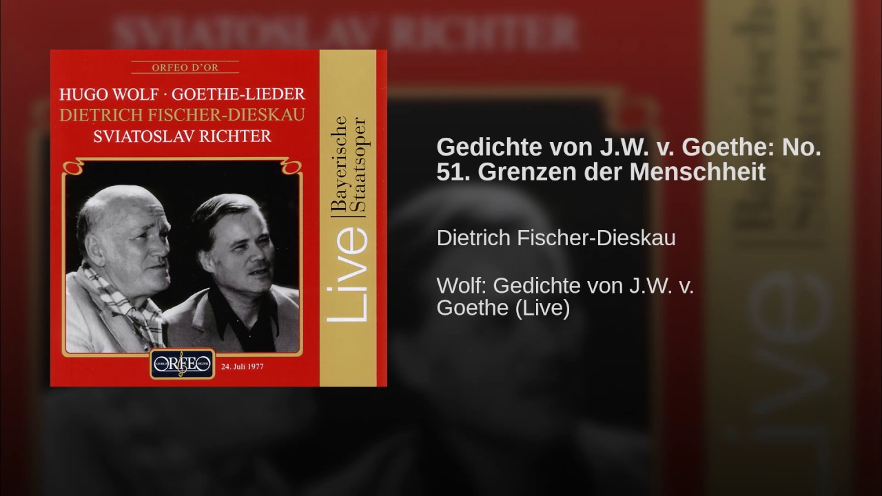 Gedichte von J.W. v. Goethe: No. 51. Grenzen der Menschheit