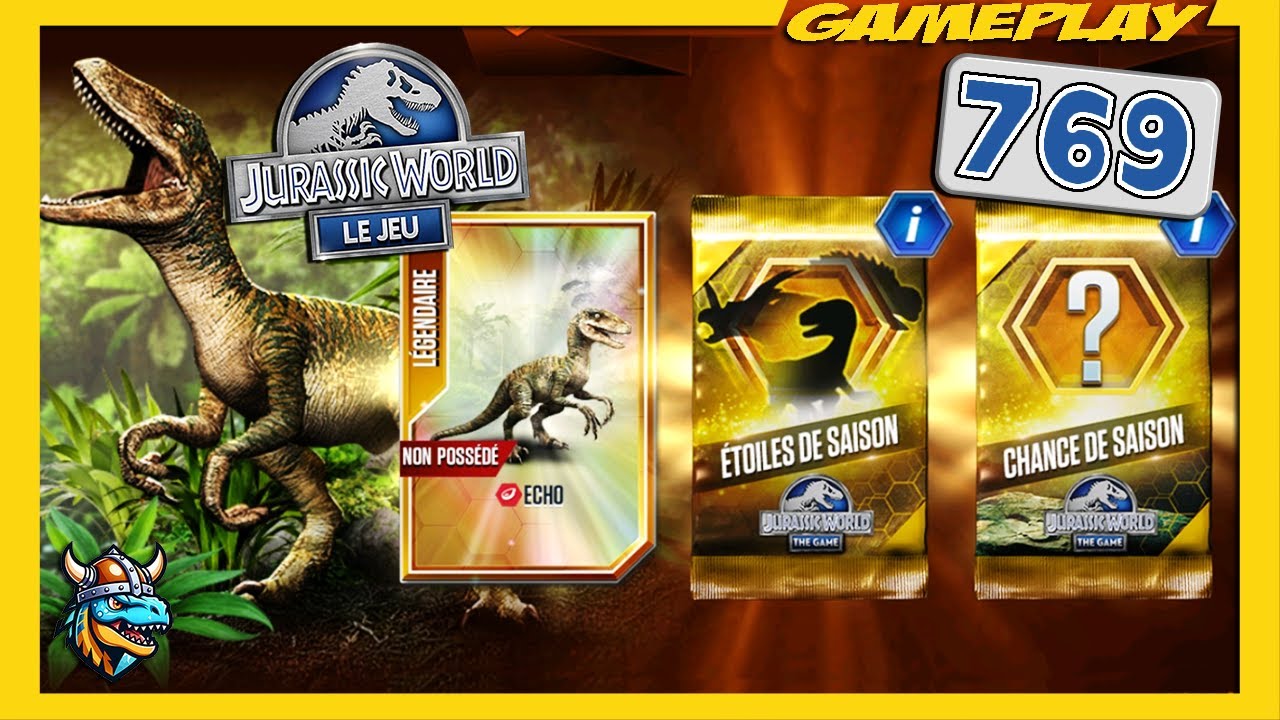 ON OUVRE PLEIN DE PACK & ON DEBLOQUE ECHO ► JURASSIC WORLD: Le Jeu 769 - royleviking