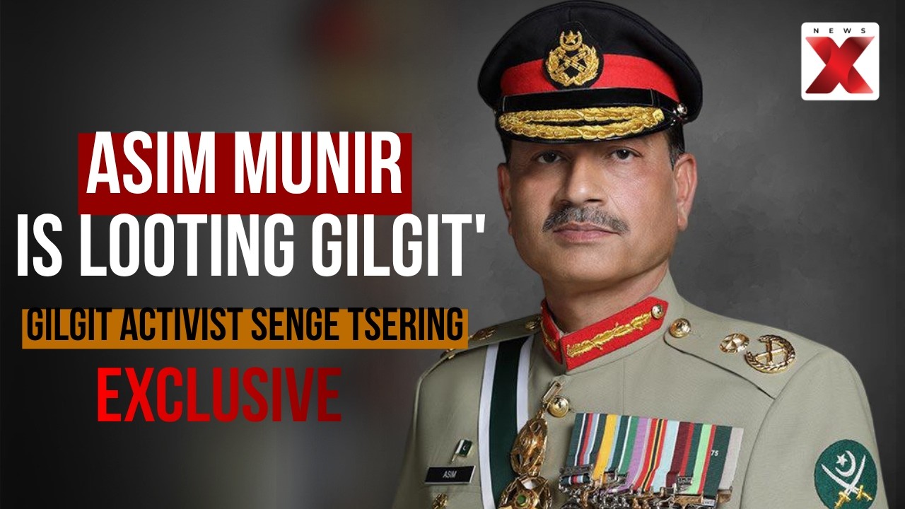 Gilgit Activist Senge Tsering Exposes Asim Munir | NewsX Exclusive