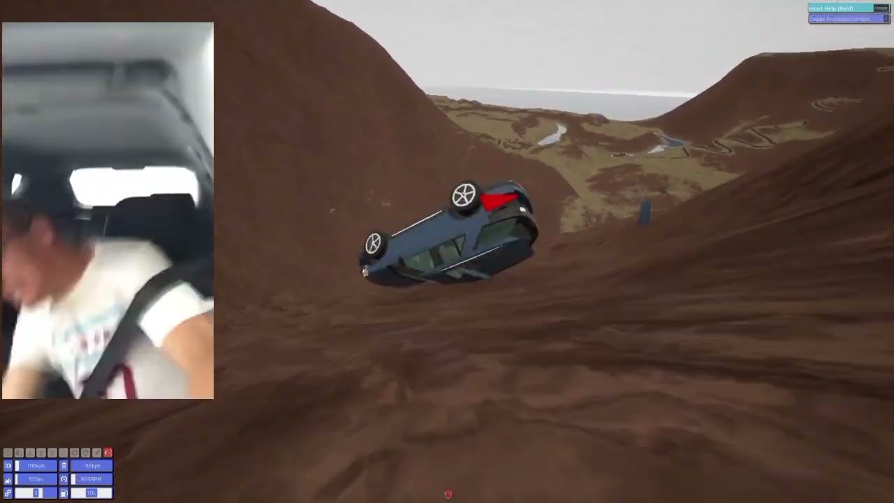 Guy Singing in Car Crashes meme (Brick Rigs Version)