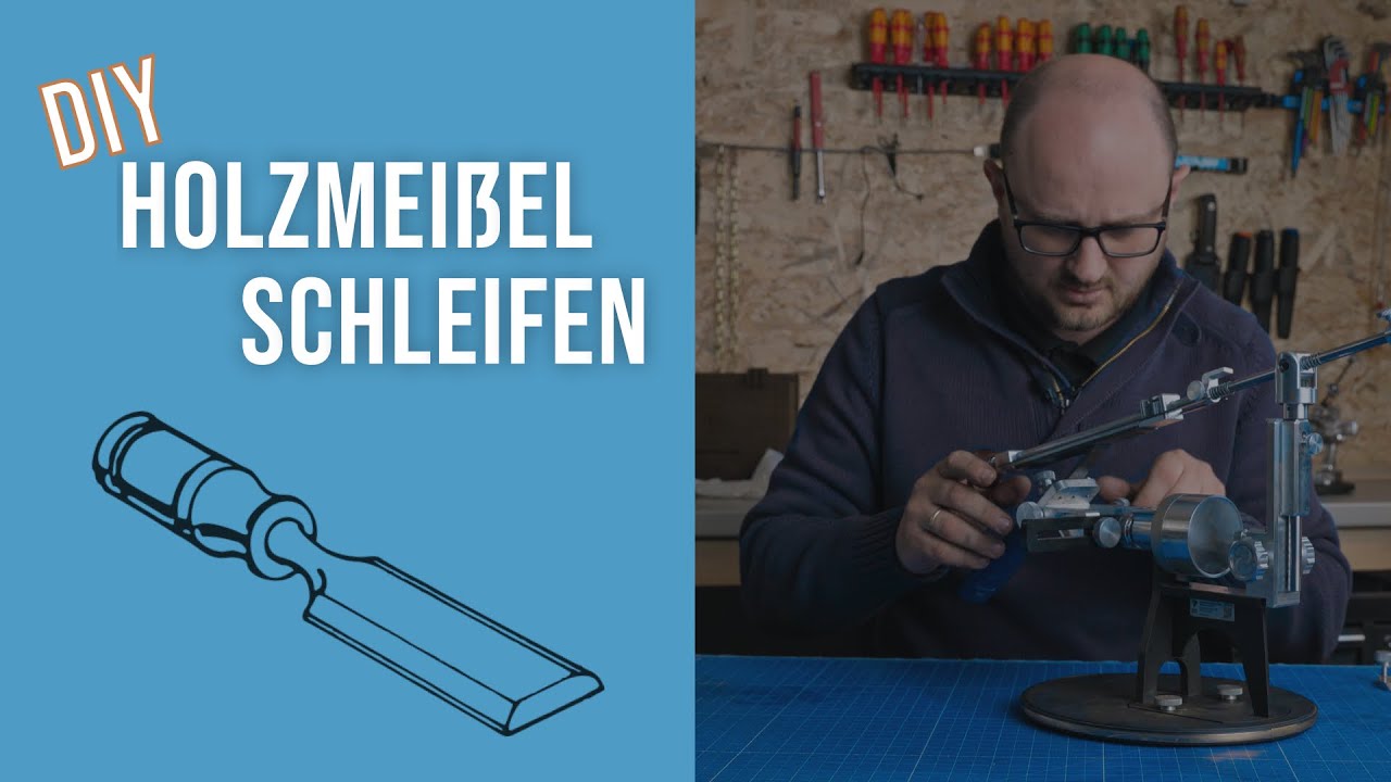 Wie schleife ich einen Holzmei&szlig;el? | TSPROF K03 - Sharpinator.de