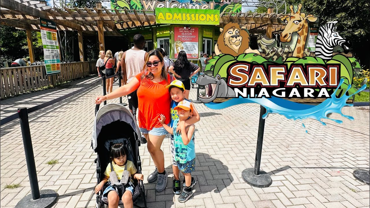 SAFARI NIAGARA TOUR | GATOR EXPRESS TRAM | OUTDOOR ZOO, BUNCH OF PLAYGROUND & COOL SPLASH PAD!!