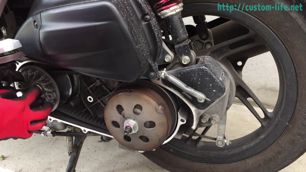 Honda PCXのクラッチ脱着・交換作業 参考動画 / PCX clutch Exchange