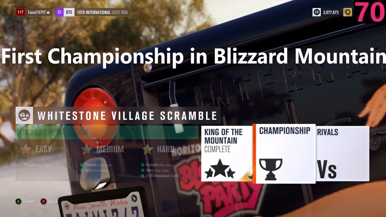 First Championship in Blizzard Mountain | Forza Horizon 3 | 70