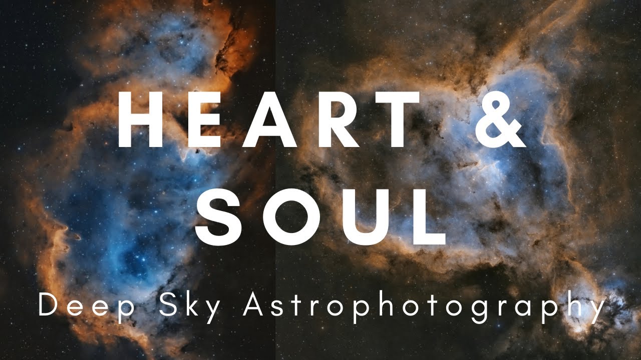 Heart & Soul Nebulae - Backyard Astrophotography With ASIAIR